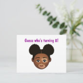 #Proud2BNaturalMe Choose-My-Complexion Verjaardag Briefkaart (Staand voorkant)