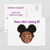 #Proud2BNaturalMe Choose-My-Complexion Verjaardag Briefkaart (Voorkant / Achterkant)