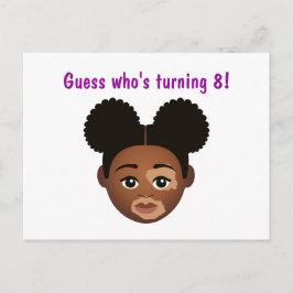 #Proud2BNaturalMe Choose-My-Complexion Verjaardag Briefkaart