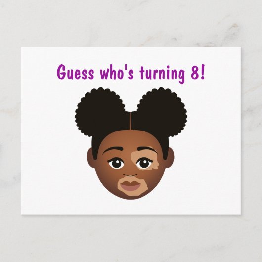 #Proud2BNaturalMe Choose-My-Complexion Verjaardag Briefkaart (Voorkant)