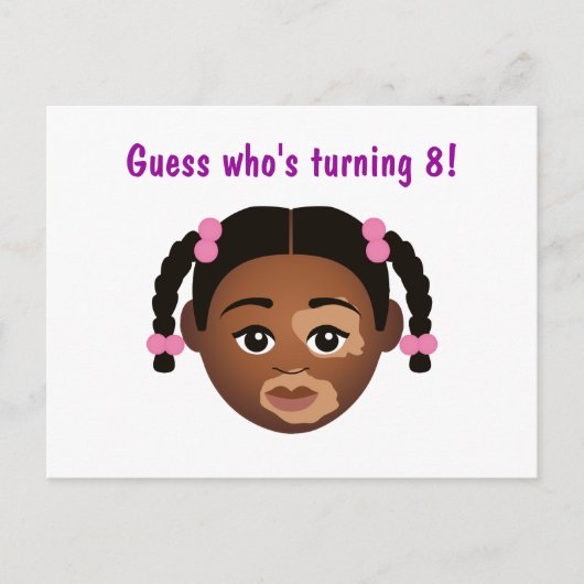 #Proud2BNaturalMe Choose-My-Complexion Verjaardag Briefkaart (Voorkant)