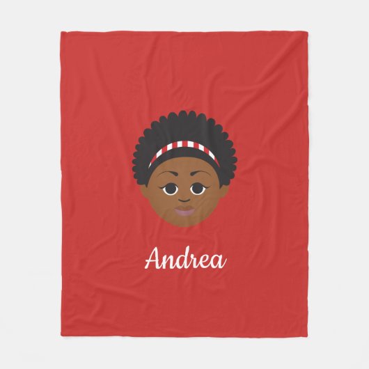 #Proud2BNaturalMe #DST Fleece deken (Voorkant)