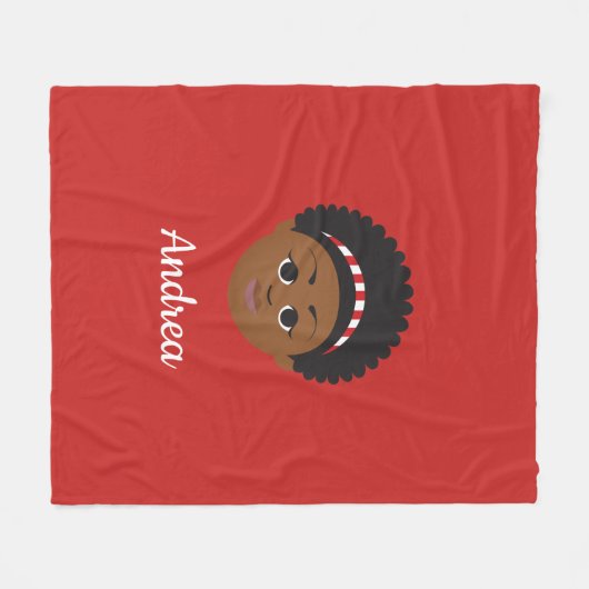 #Proud2BNaturalMe #DST Fleece deken (Voorkant (Horizontaal))