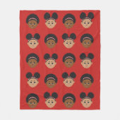 #Proud2BNaturalMe #DST Fleece deken (Voorkant)