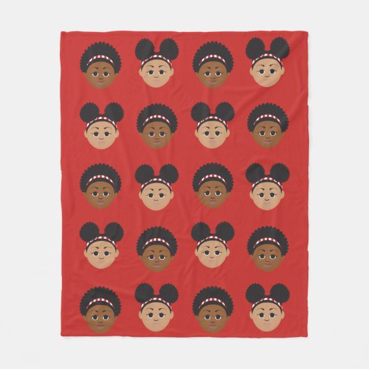 #Proud2BNaturalMe #DST Fleece deken (Voorkant)