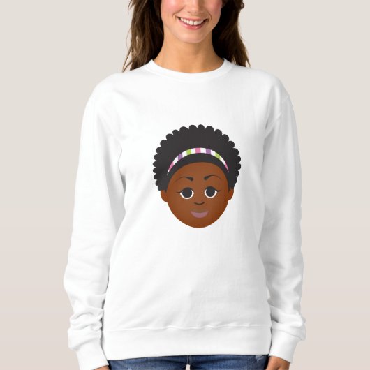 #Proud2BNaturalMe Dubbelzijdig Afro Trui (Voorkant)