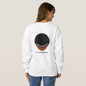 #Proud2BNaturalMe Dubbelzijdig Afro Trui (Achterkant volledig)
