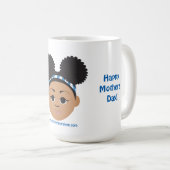 #Proud2BNaturalMe Geschenken voor #Mom Koffiemok (Voorkant rechts)