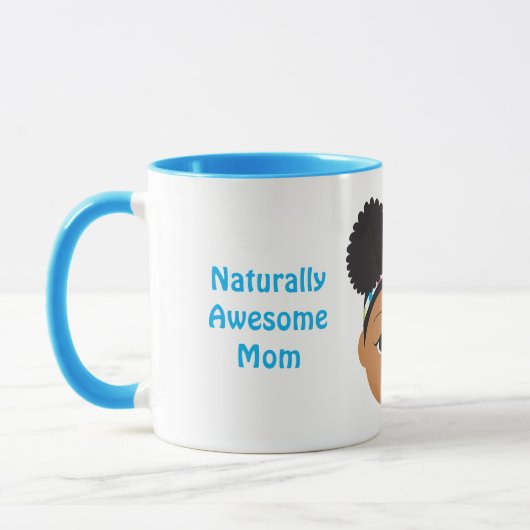 #Proud2BNaturalMe Geschenken voor #Mom Mok (Links)