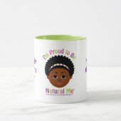 #Proud2BNaturalMe Geschenken voor #Mom Mok (Midden)