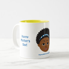 #Proud2BNaturalMe Geschenken voor #Mom Tweekleurige Koffiemok