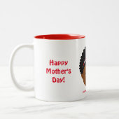 #Proud2BNaturalMe Geschenken voor #Mom Tweekleurige Koffiemok (Links)