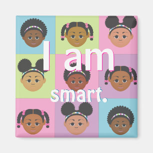 #Proud2BNaturalMe #IAm Positieve bevestiging Magneet