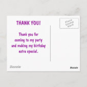 #Proud2BNaturalMe kies-mijn-complexie dank je Briefkaart (Achterkant)