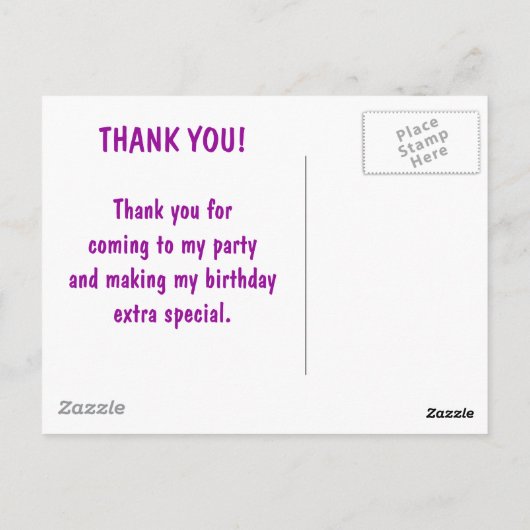 #Proud2BNaturalMe kies-mijn-complexie dank je Briefkaart (Achterkant)