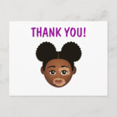 #Proud2BNaturalMe kies-mijn-complexie dank je Briefkaart (Voorkant)