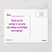 #Proud2BNaturalMe Kies-Mijn-Huidskleur Dank je Briefkaart (Achterkant)