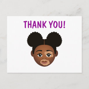 #Proud2BNaturalMe Kies-Mijn-Huidskleur Dank je Briefkaart