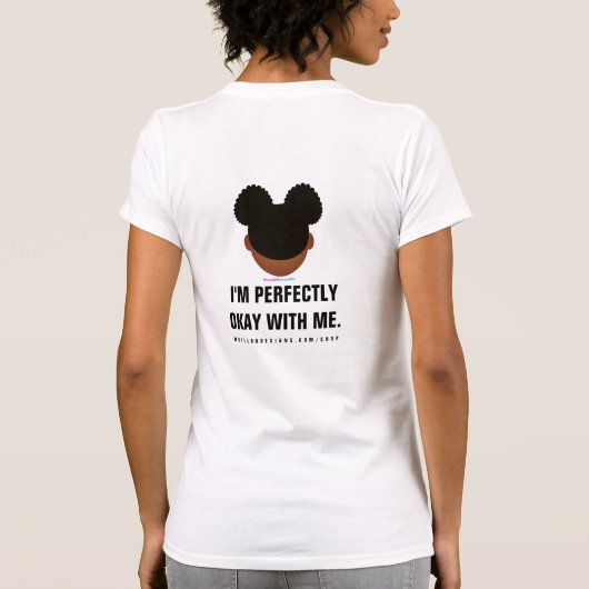 #Proud2BNaturalMe Perfect Imperfect T-shirt (Achterkant)