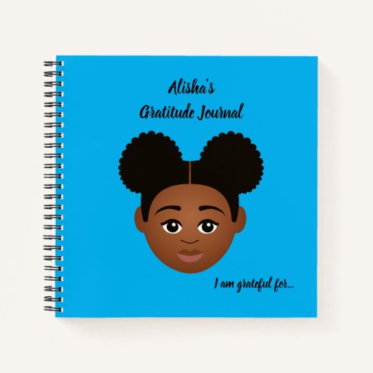 #Proud2BNaturalMe Personalized Gratitude Journals Notitieboek (Voorkant)