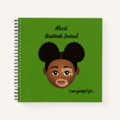 #Proud2BNaturalMe Personalized Gratitude Journals Notitieboek (Voorkant)