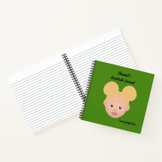 #Proud2BNaturalMe Personalized Gratitude Journals Notitieboek (Binnen)