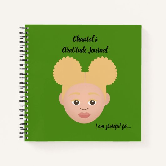 #Proud2BNaturalMe Personalized Gratitude Journals Notitieboek (Voorkant)