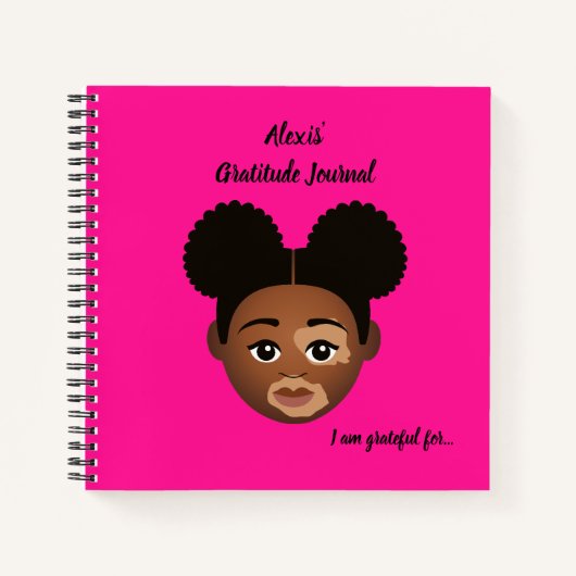 #Proud2BNaturalMe Personalized Gratitude Journals Notitieboek (Voorkant)