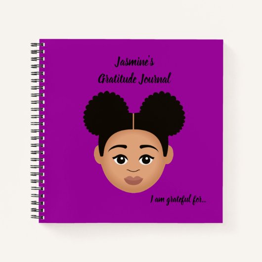 #Proud2BNaturalMe Personalized Gratitude Journals Notitieboek (Voorkant)