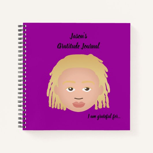 #Proud2BNaturalMe Personalized Gratitude Journals Notitieboek (Voorkant)