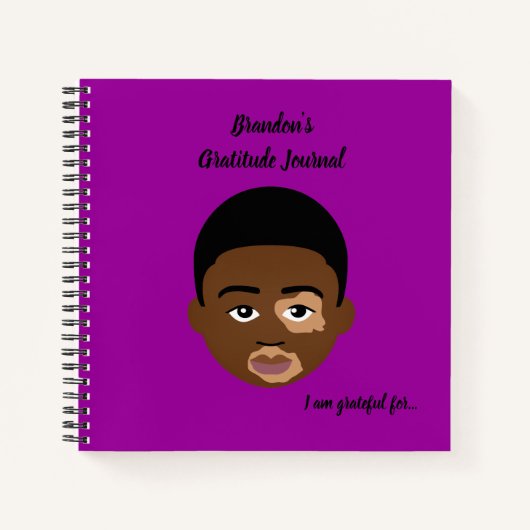 #Proud2BNaturalMe Personalized Gratitude Journals Notitieboek (Voorkant)