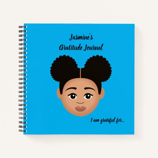 #Proud2BNaturalMe Personalized Gratitude Journals Notitieboek (Voorkant)