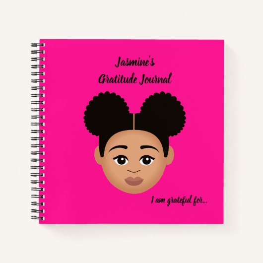 #Proud2BNaturalMe Personalized Gratitude Journals Notitieboek (Voorkant)
