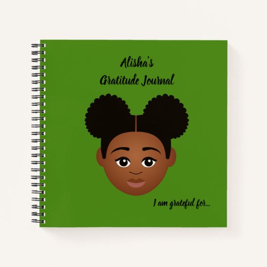 #Proud2BNaturalMe Personalized Gratitude Journals Notitieboek (Voorkant)