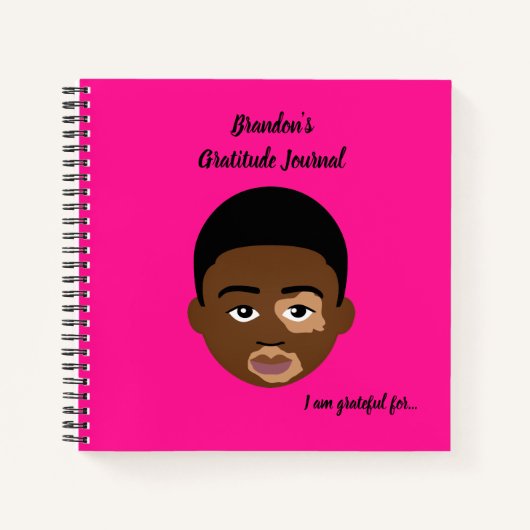 #Proud2BNaturalMe Personalized Gratitude Journals Notitieboek (Voorkant)