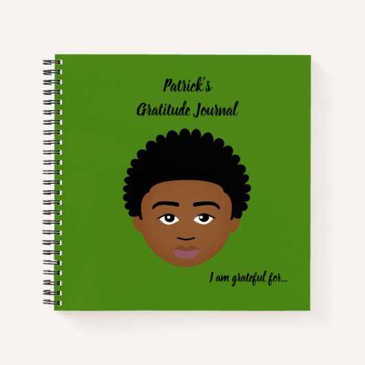 #Proud2BNaturalMe Personalized Gratitude Journals Notitieboek (Voorkant)