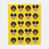 #Proud2BNaturalMe #SGR Fleece deken (Voorkant)