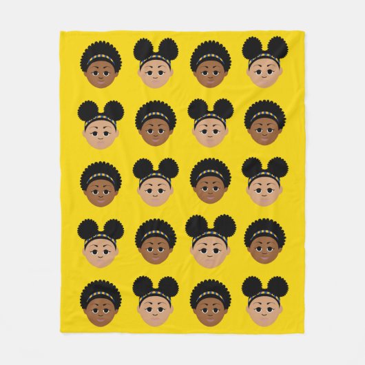 #Proud2BNaturalMe #SGR Fleece deken (Voorkant)