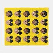 #Proud2BNaturalMe #SGR Fleece deken (Voorkant (Horizontaal))