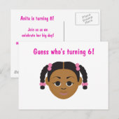 #Proud2BNaturalMe Verjaardagsuitnodiging Kaart (Voorkant / Achterkant)