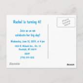 #Proud2BNaturalMe Verjaardagsuitnodiging Kaart (Achterkant)