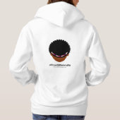 #Proud2BNaturalMe Voor-en-achter Hoodie (Achterkant)