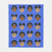 #Proud2BNaturalMe #ZPB Fleece deken (Voorkant)