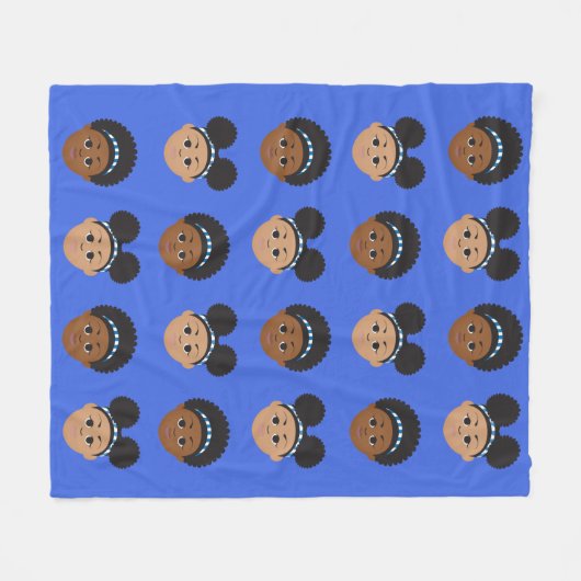 #Proud2BNaturalMe #ZPB Fleece deken (Voorkant (Horizontaal))