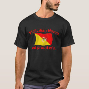 Proud #1 Siciliaanse nonno T-shirt