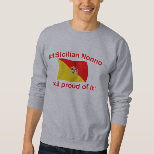 Proud #1 Siciliaanse nonno Trui (Voorkant)