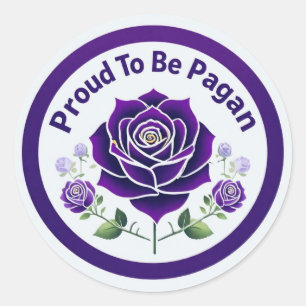 Proud 2 wordt heidens ronde sticker