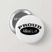 Proud Abuelo (zwart) Ronde Button 5,7 Cm (Voorkant /achterkant)