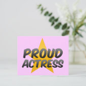 Proud Actress Briefkaart (Staand voorkant)