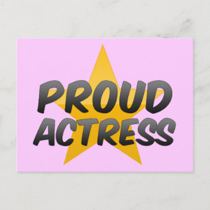 Proud Actress Briefkaart